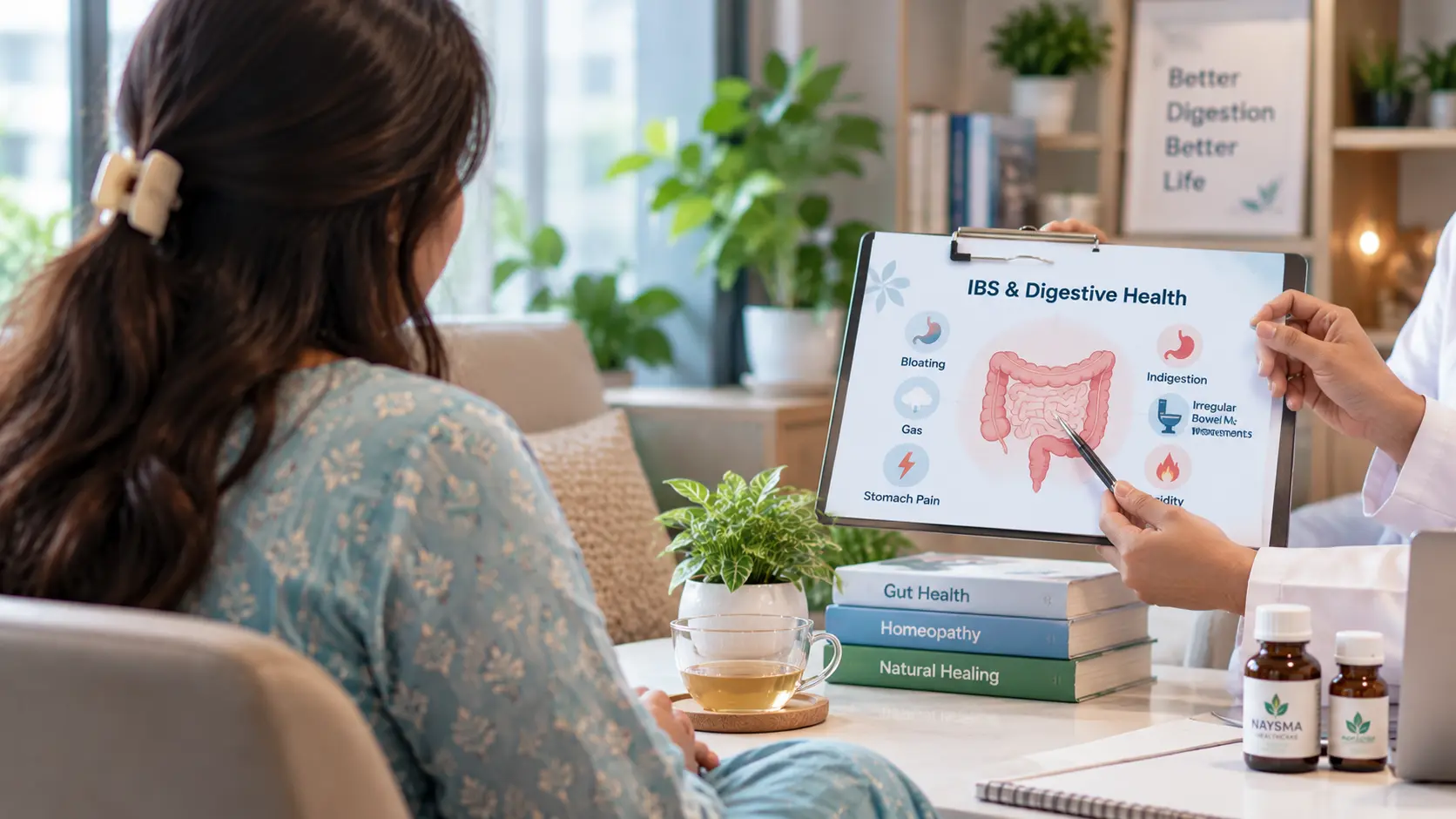 Digestive Health Consultation in a Cozy Clinic